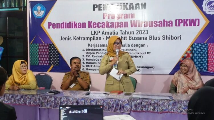 Pembukaan Program PKW, LKP Amalia 4 April 2023